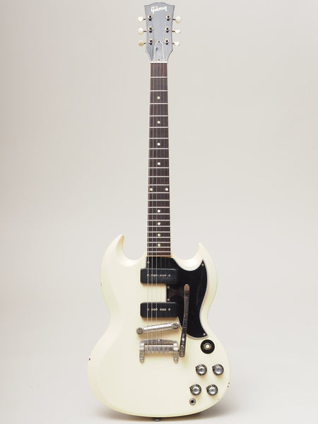 Gibson SG モデル品！1962年オリジナルプレート搭載！クリームボディ Vintage 1962 Gibson SG Special Solidbody Electric Guitar – TR