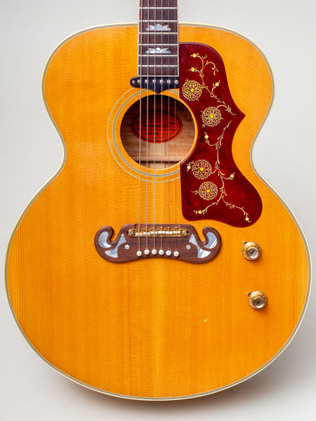 Vintage 1963 Gibson J-200NE Jumbo Acoustic Electric Guitar – TR