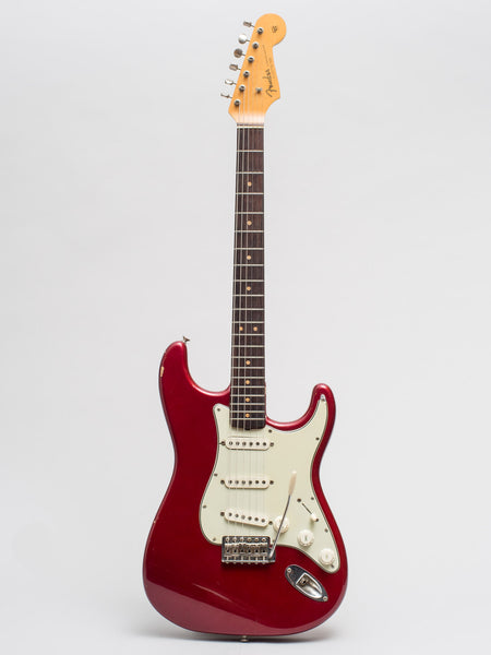 1963 Fender Stratocaster Candy Apple Red – TR Crandall Guitars