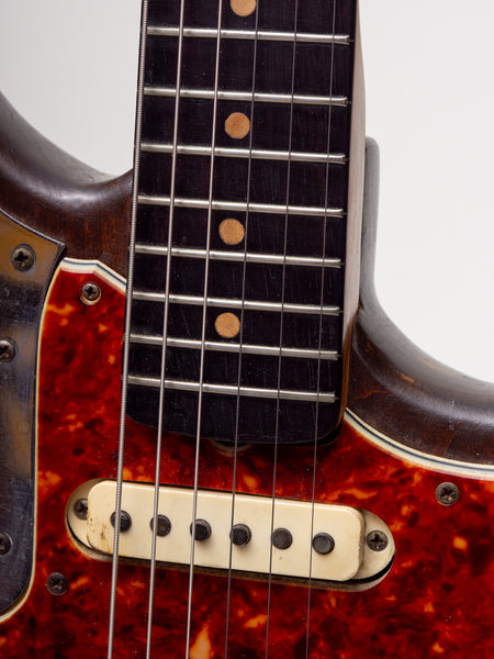 Vintage 1964 Fender Jaguar Solid Body Offset Electric Guitar – TR