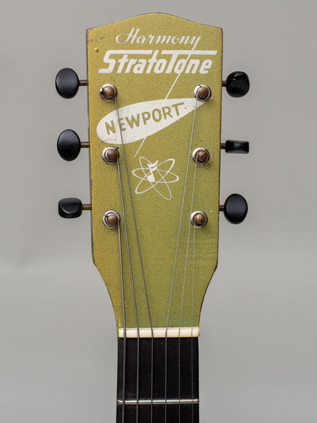 Harmony Stratotone Newport H42 Jungle Green | eBay