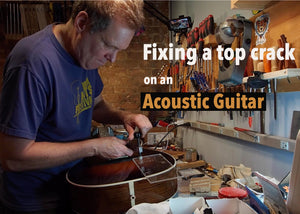 Tom's Top Crack Repair on an Acoustic Guitar