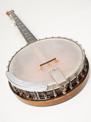 C. 1920’s Vega Tubaphone Banjo custom long neck by John D’Angelico