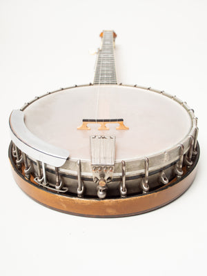 C. 1920’s Vega Tubaphone Banjo custom long neck by John D’Angelico