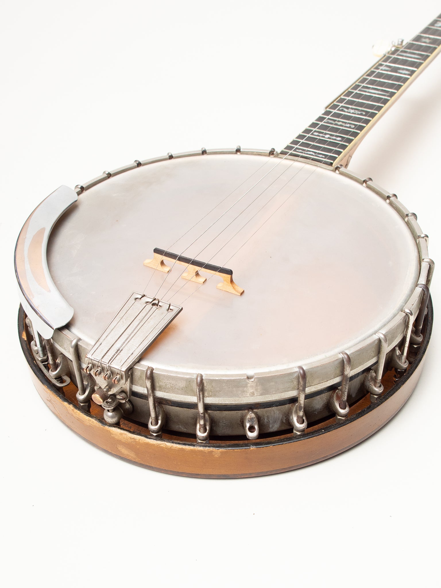 C. 1920’s Vega Tubaphone Banjo custom long neck by John D’Angelico