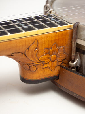 C. 1920’s Vega Tubaphone Banjo custom long neck by John D’Angelico