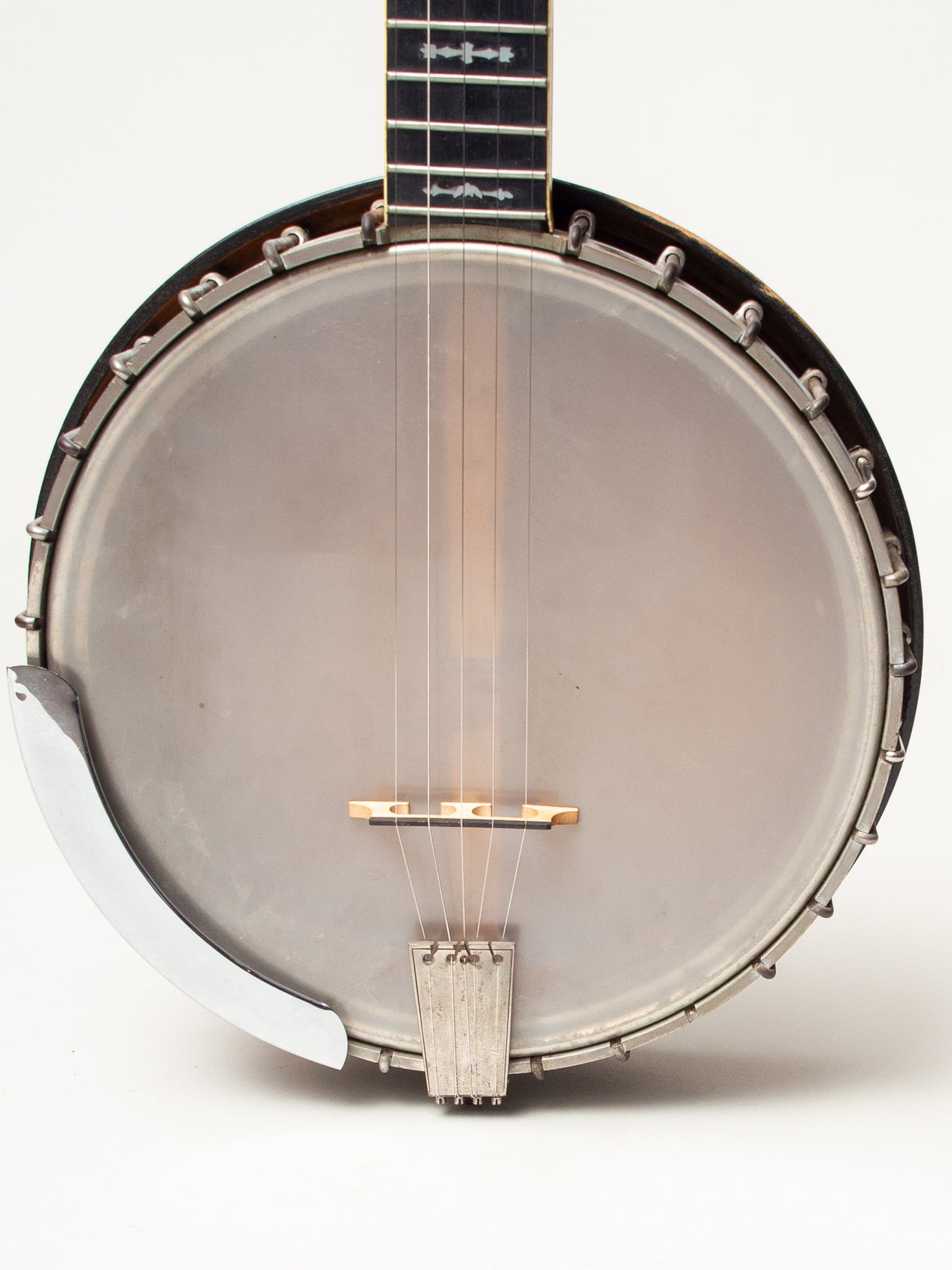 C. 1920’s Vega Tubaphone Banjo custom long neck by John D’Angelico