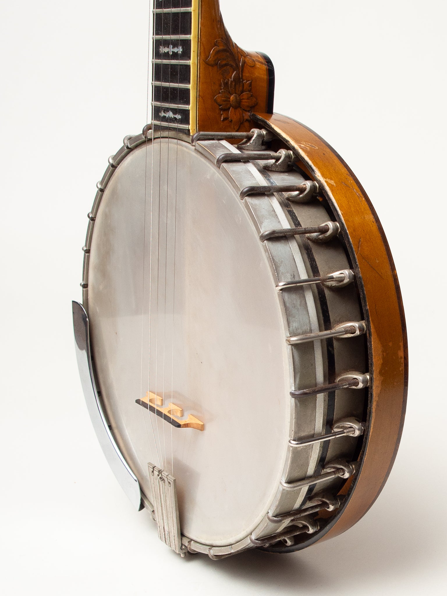 C. 1920’s Vega Tubaphone Banjo custom long neck by John D’Angelico