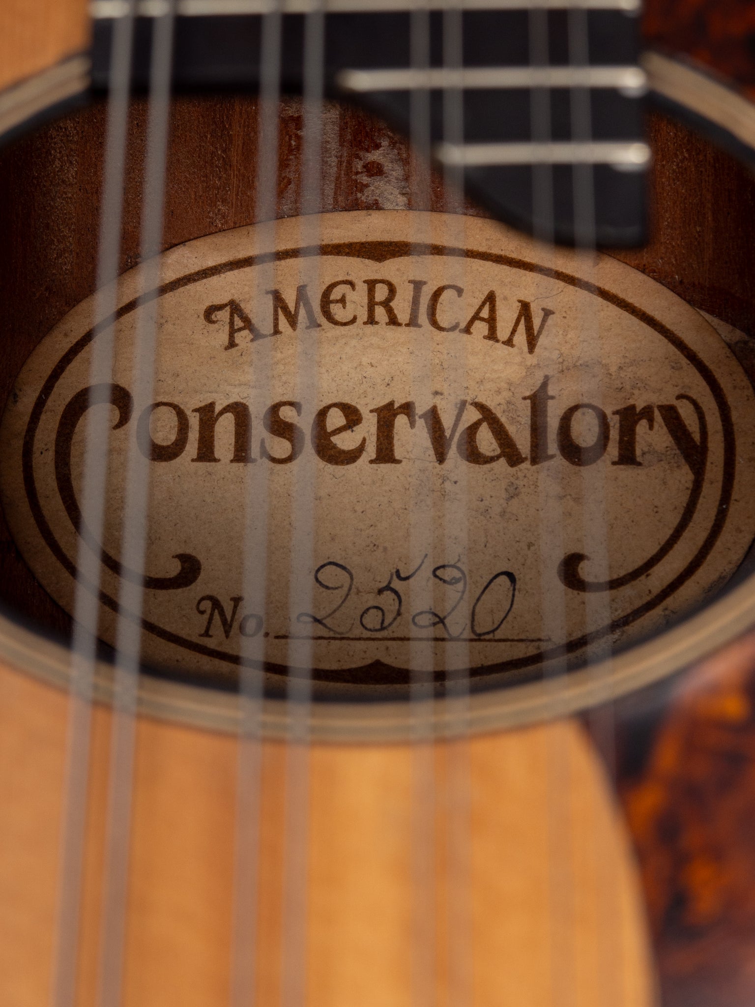 1925 Lyon And Healy American Conservatory Bent Top Mandolin Style 4983