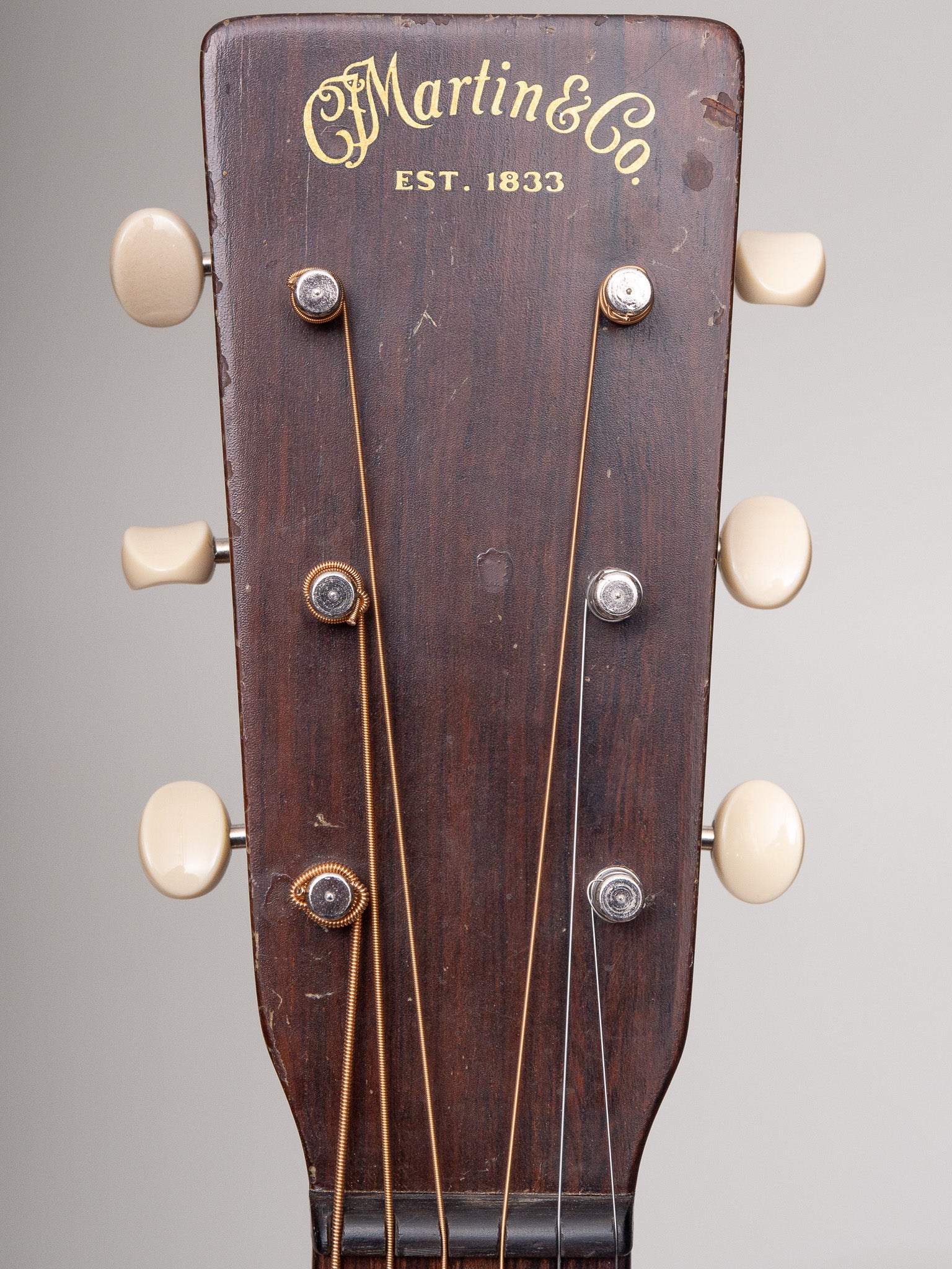 1944 Martin 000-18 Headstock Front