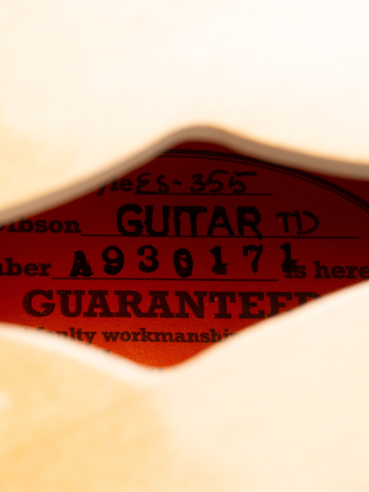 2023 Gibson Custom Shop '59 ES-355