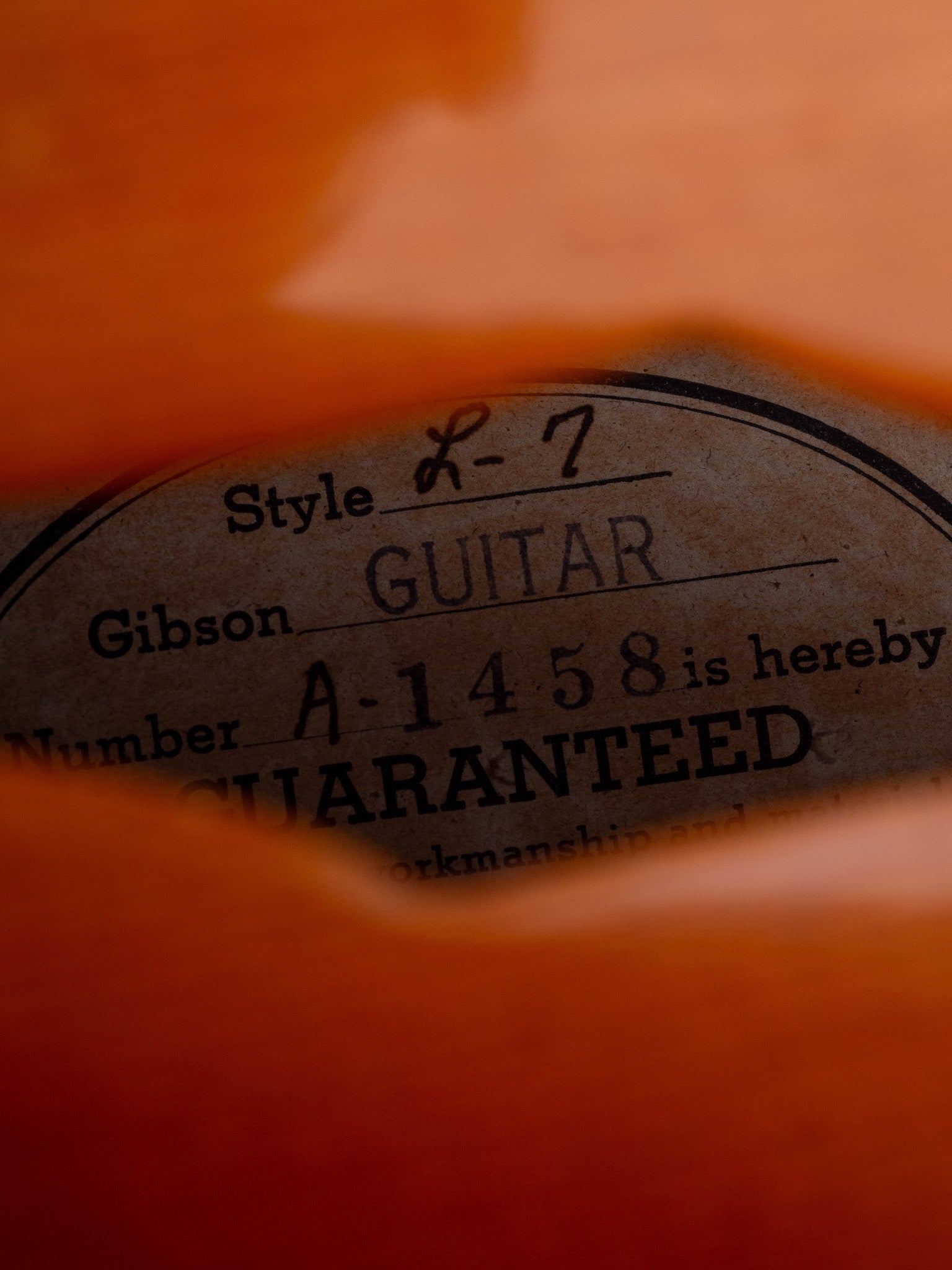 1948 Gibson L-7