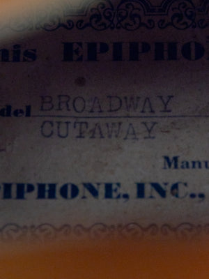 1952 Epiphone Broadway