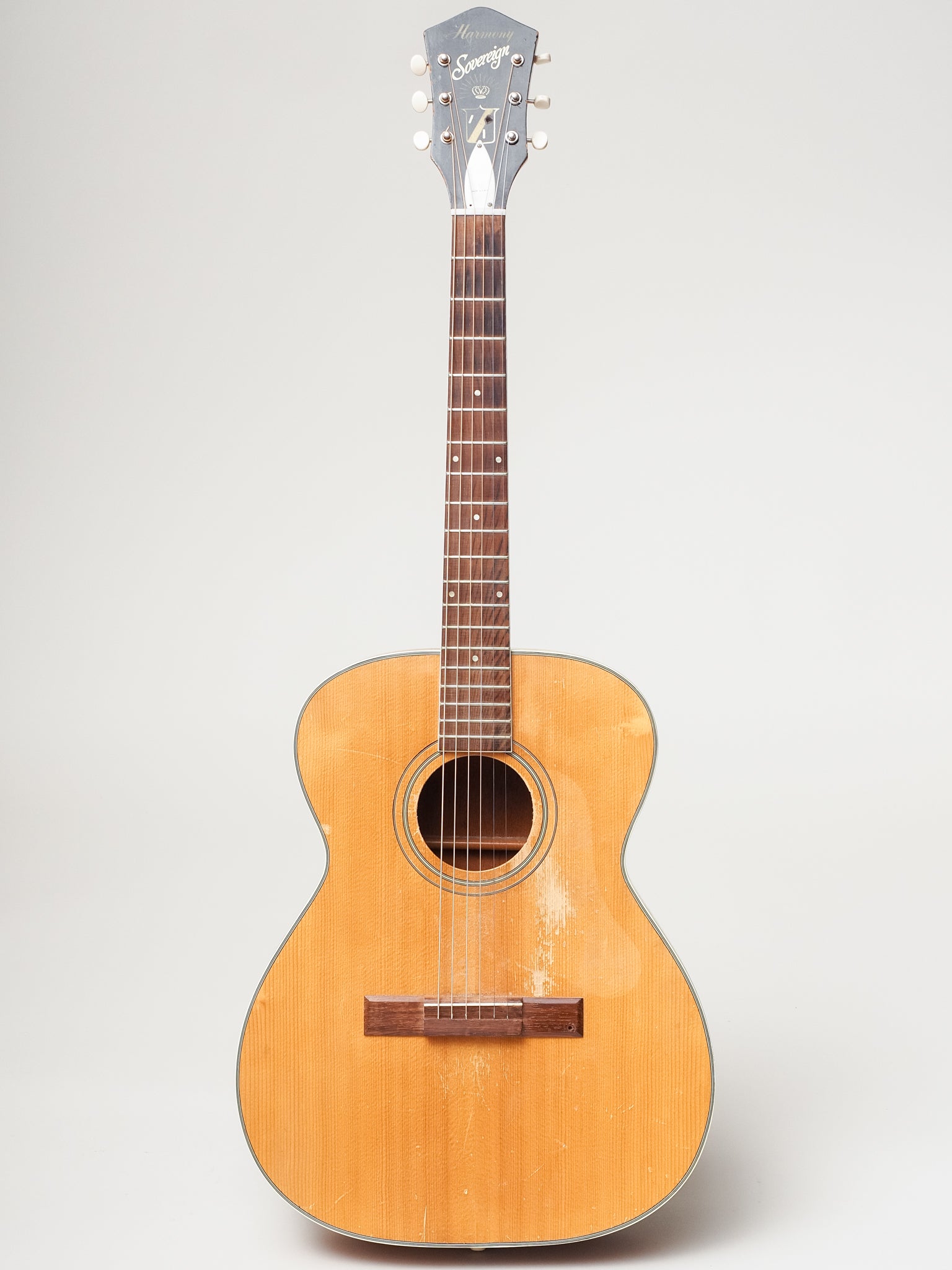 C. 1960s Harmony Sovereign H1203 Acoustic Guitar – TR Crandall Guitars