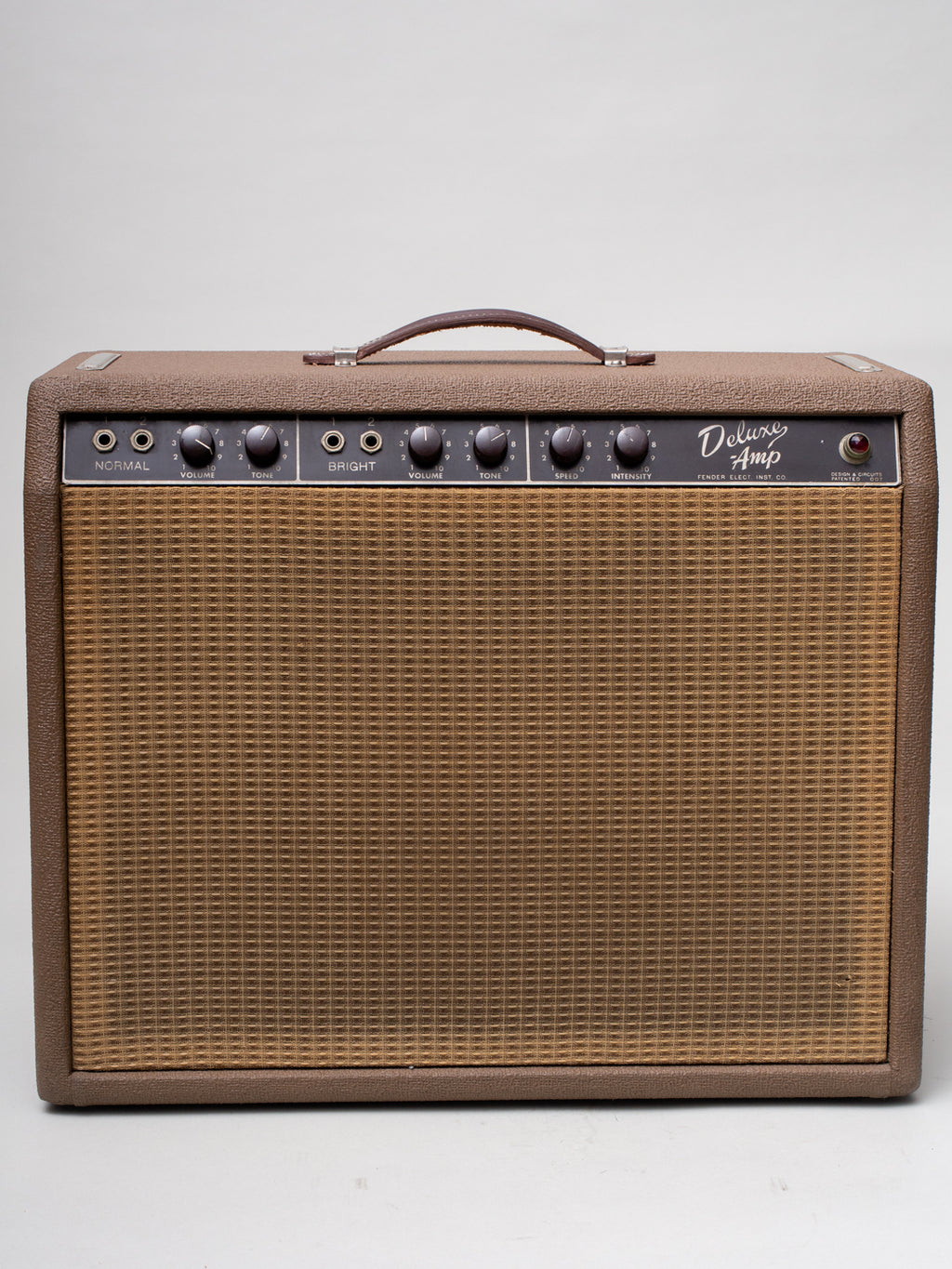 1961 Fender Deluxe Amp Model 6G3 Brownface