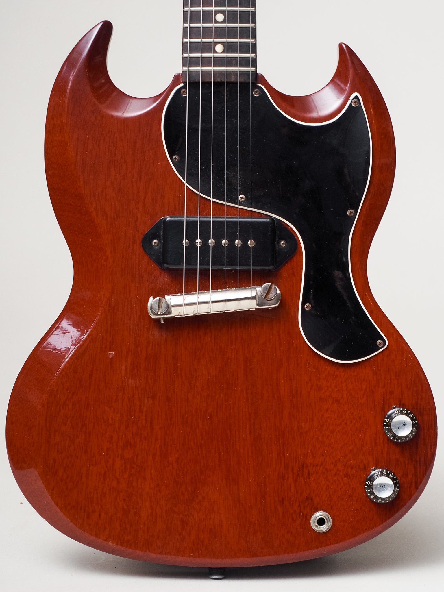 Vintage 1961 Gibson Les Paul SG Junior Cherry Electric Guitar – TR