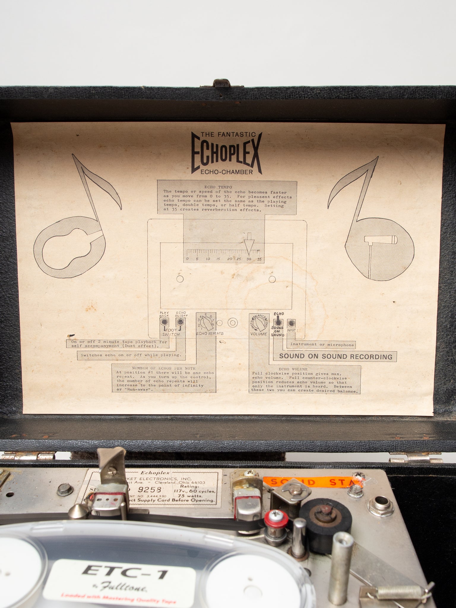 1963 Maestro Echoplex EP-2 Tape Echo