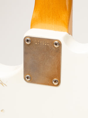 1963 Fender Jaguar Arctic White with Gold Hardware