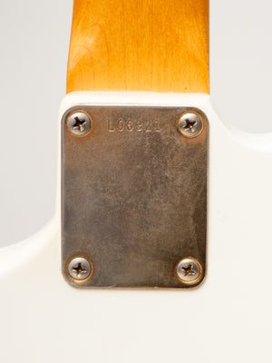 1963 Fender Jaguar Arctic White with Gold Hardware