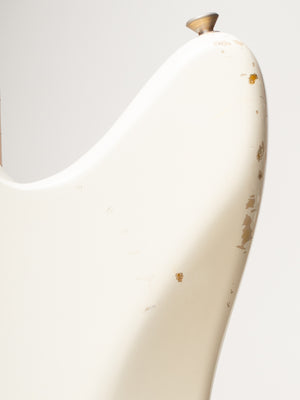 1963 Fender Jaguar Arctic White with Gold Hardware