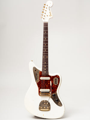 1963 Fender Jaguar Arctic White with Gold Hardware