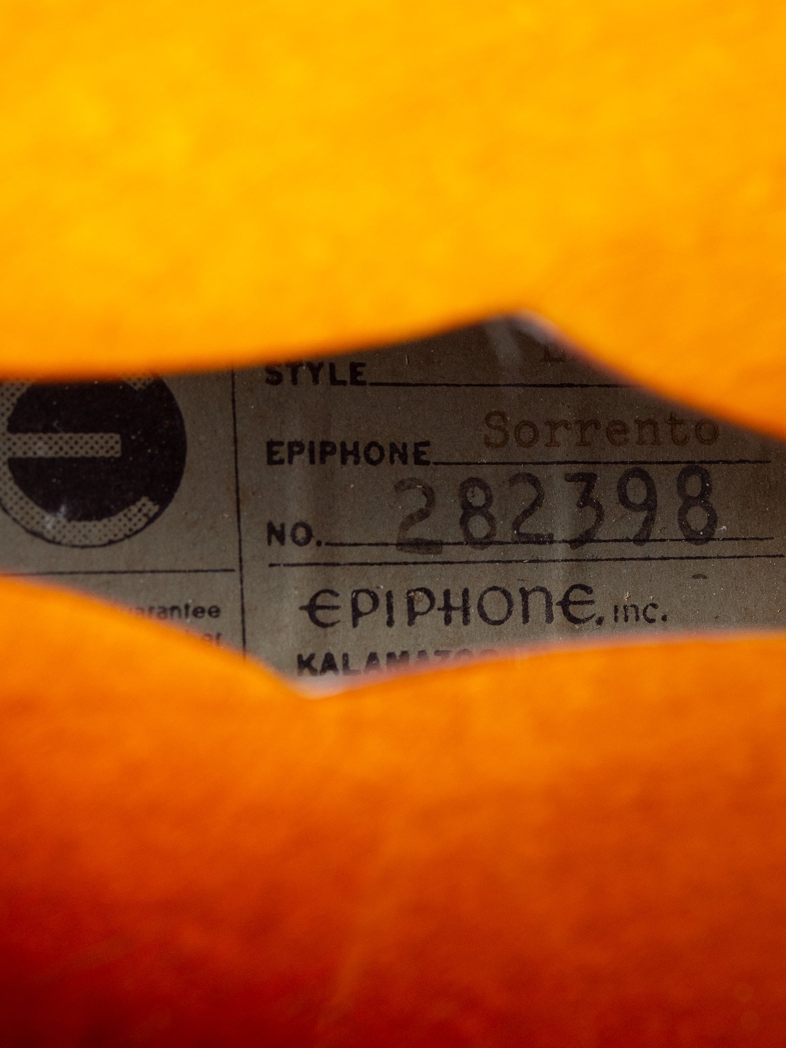 1965 Epiphone Sorrento E452T