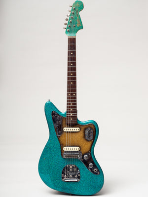 1965 Fender Jaguar Original Blue Green Sparkle