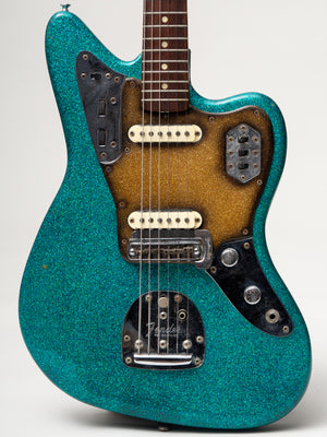 1965 Fender Jaguar Original Blue Green Sparkle