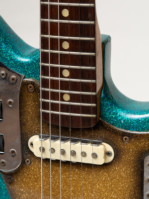 1965 Fender Jaguar Original Blue Green Sparkle