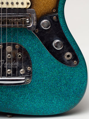 1965 Fender Jaguar Original Blue Green Sparkle