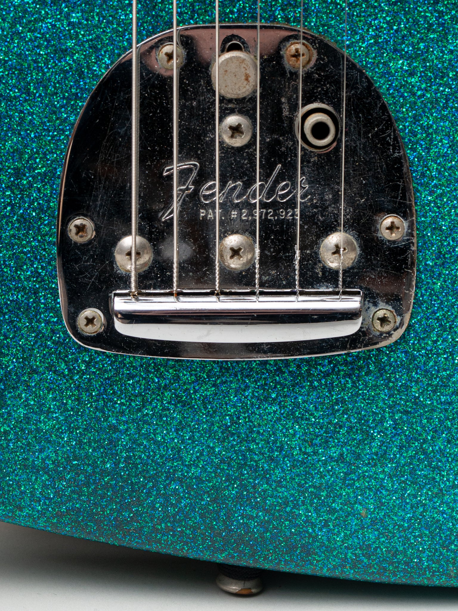 1965 Fender Jaguar Original Blue Green Sparkle