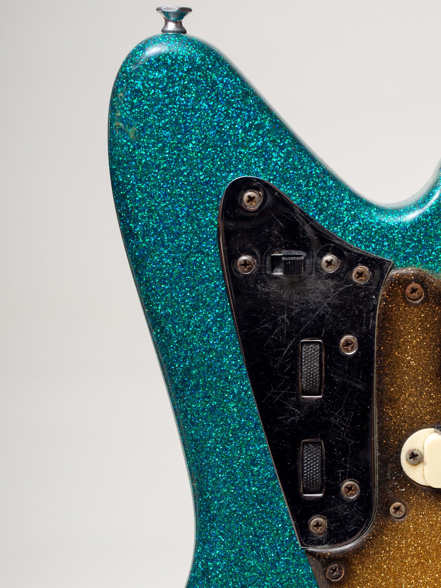 1965 Fender Jaguar Original Blue Green Sparkle