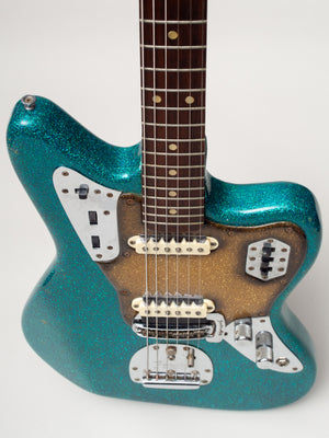 1965 Fender Jaguar Original Blue Green Sparkle