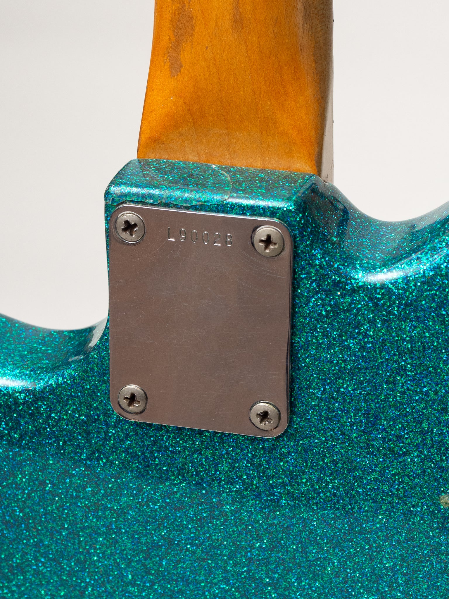 1965 Fender Jaguar Original Blue Green Sparkle