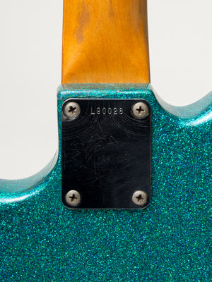 1965 Fender Jaguar Original Blue Green Sparkle