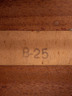 1965 Gibson B-25 Model Number Stamp