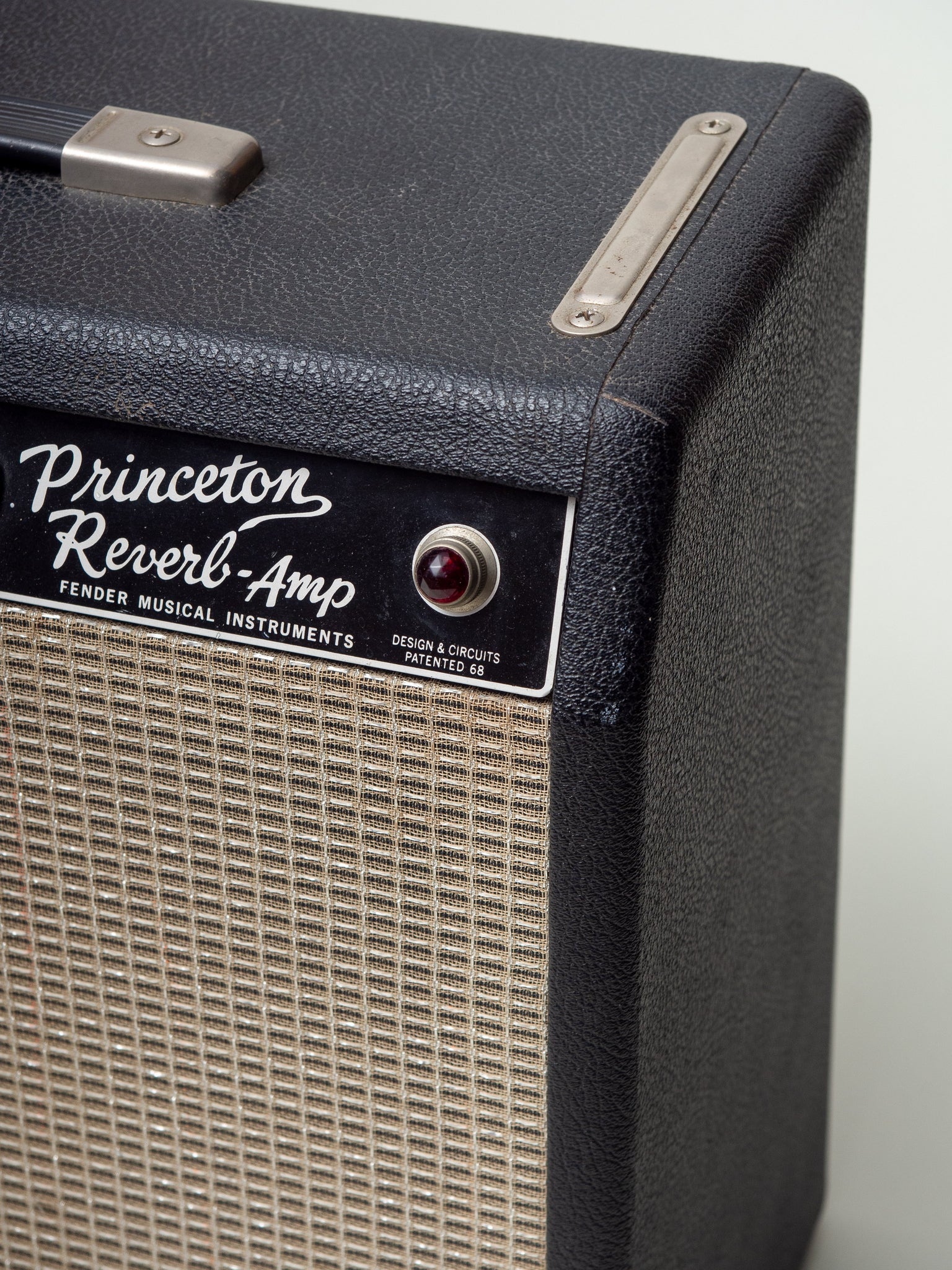 Princeton Reverb Blue Vintage 1967 Fender Princeton Reverb Electric Guitar Tube Amplifier ...