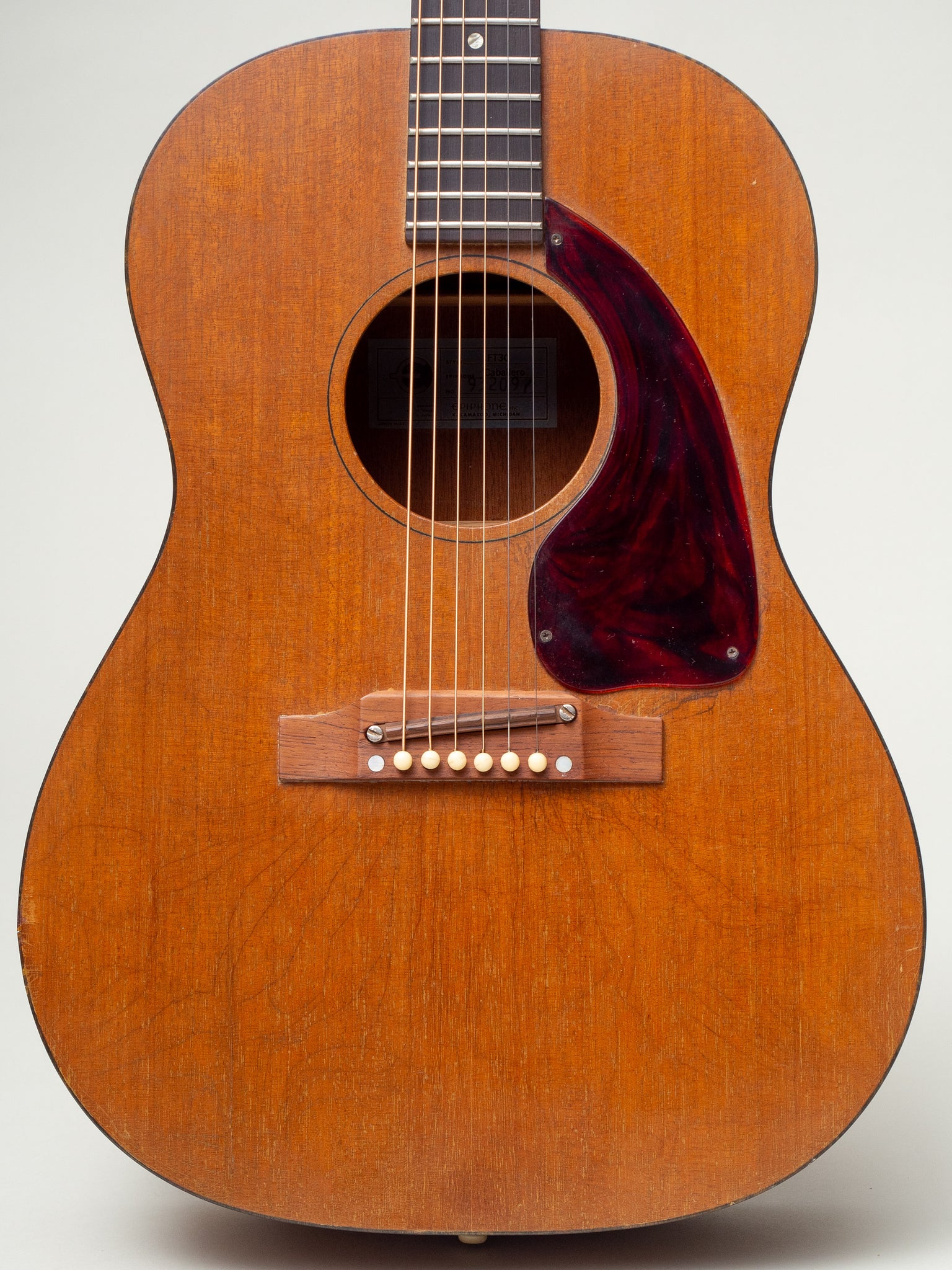 Vintage 1968 Epiphone FT-30 Caballero Acoustic Guitar – TR Crandall Guitars