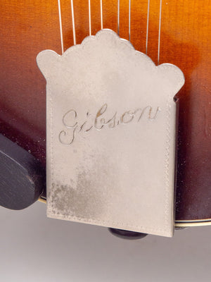 2012 Gibson F-9 Custom #1 Korina Mandolin Tailpiece