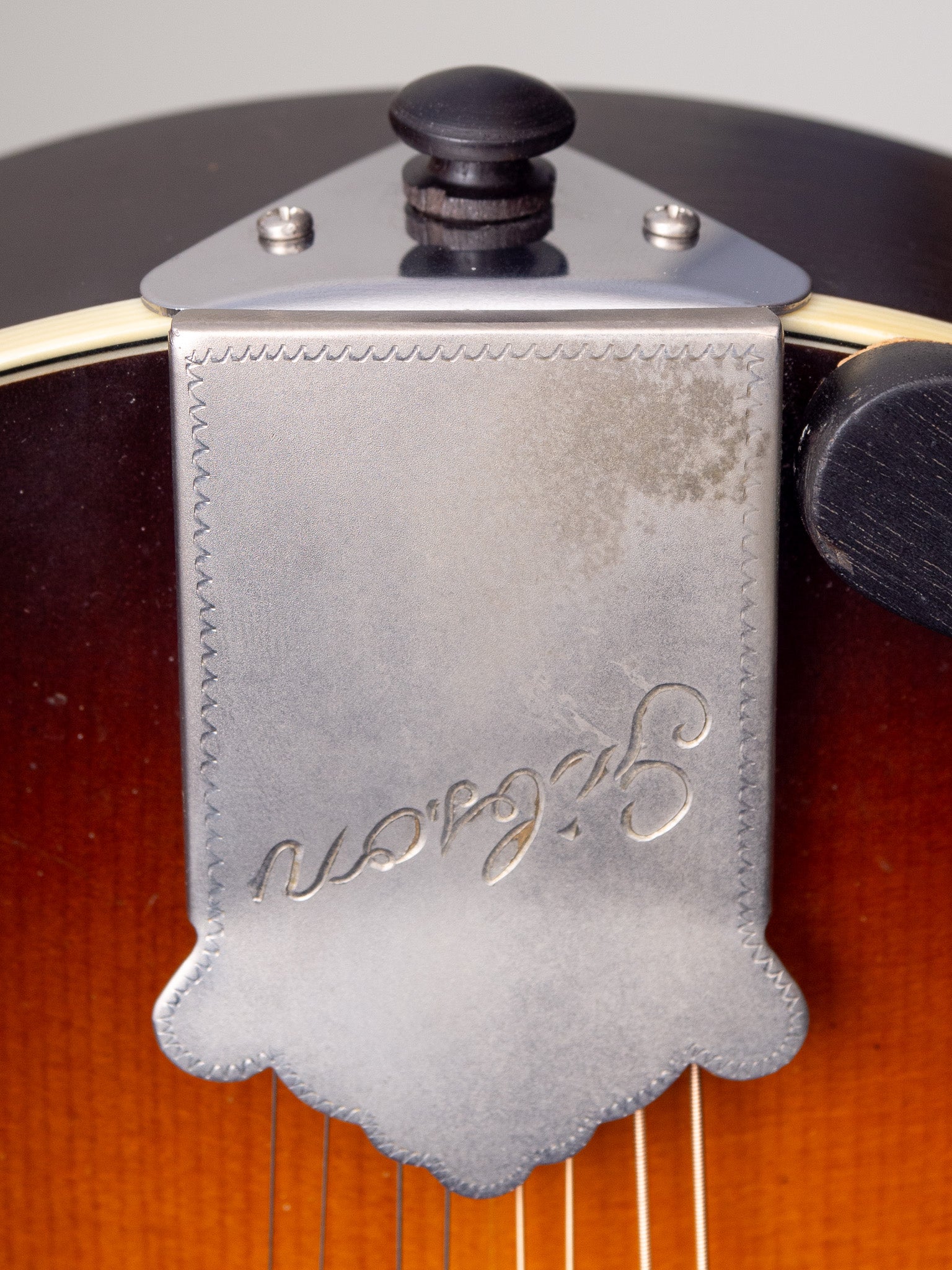 2012 Gibson F-9 Custom #1 Korina Mandolin Strap Button