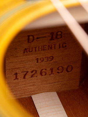 2014 Martin D-18 Authentic 1939