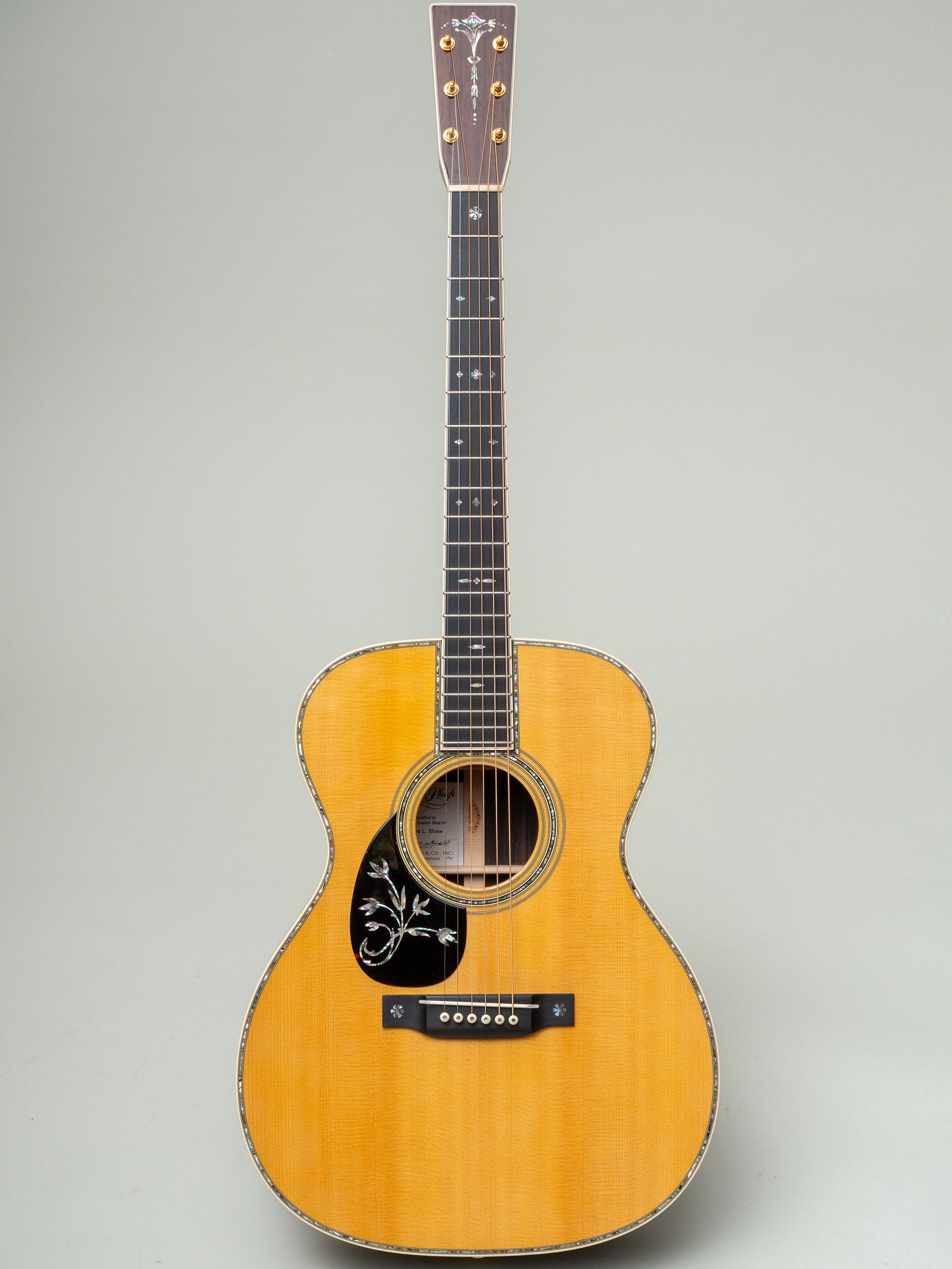 2020 Martin Custom Shop OM-42 Deluxe Left-Handed – TR Crandall Guitars