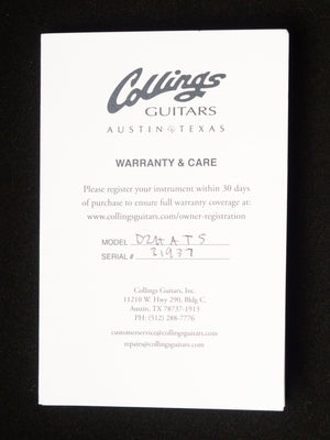 2021 Collings D2HATS Natural SN:31937