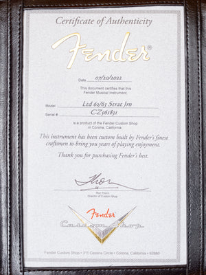 2022 Fender Custom Shop 1962/1963 Stratocaster