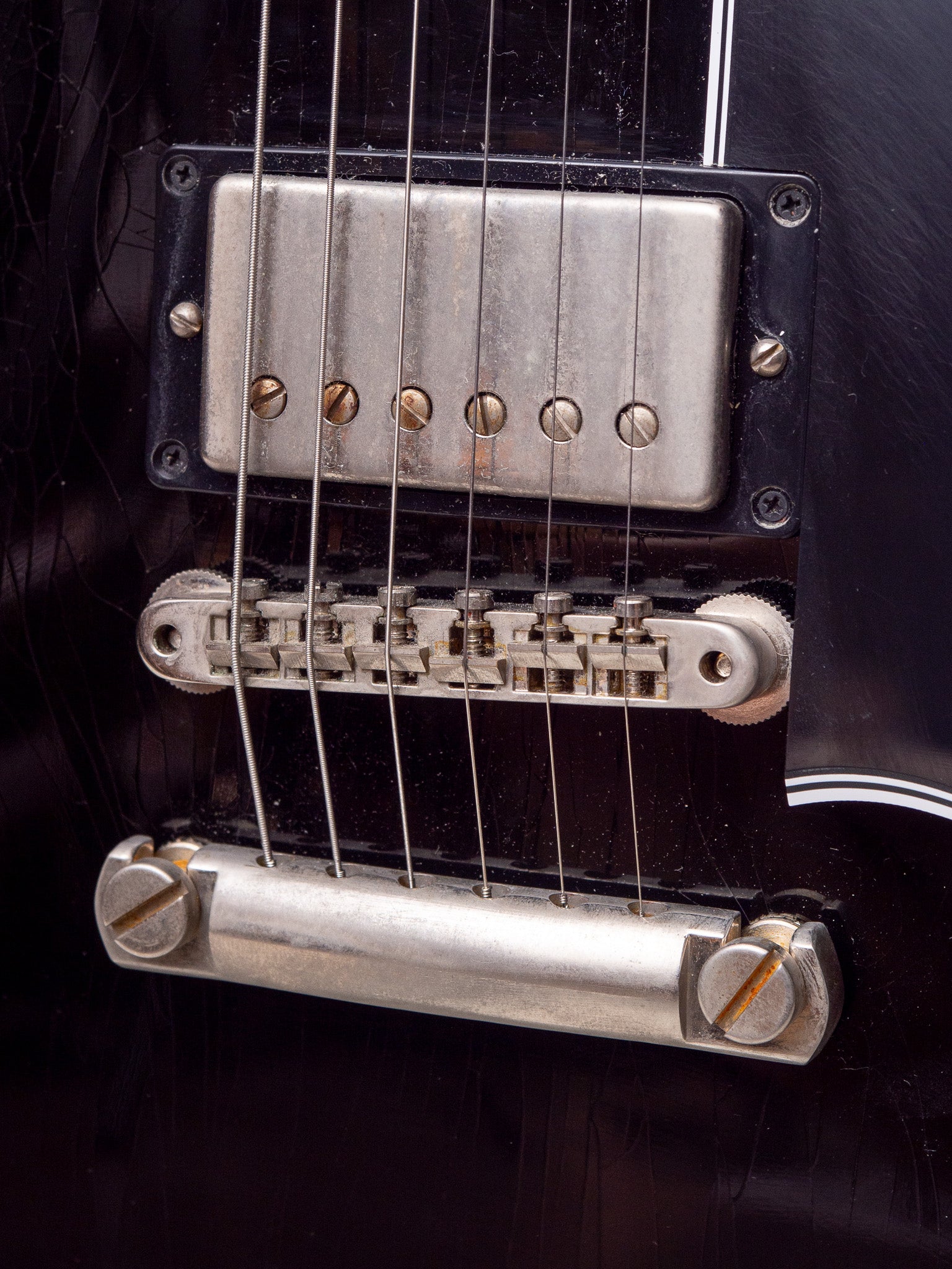 2022 Gibson Custom Murphy Lab Ultra Light Aging '59 ES-335 Bridge, Tailpiece and Bridge Position Humbucker