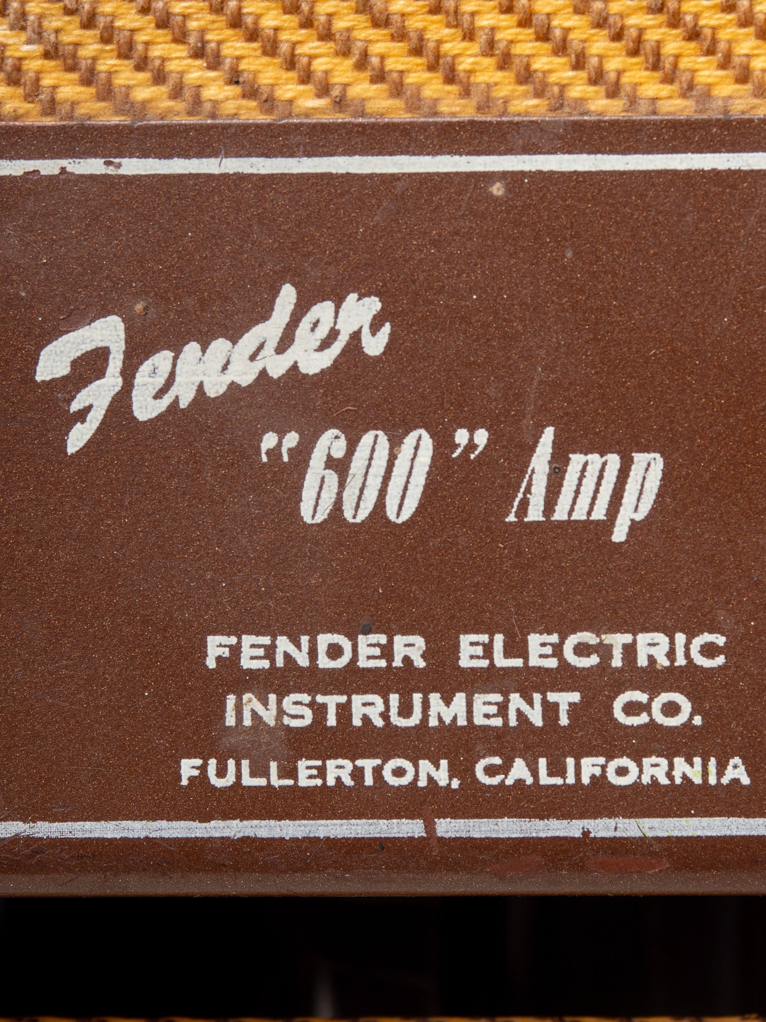 C. 1955 Fender 5C1 Champion “600” Amp