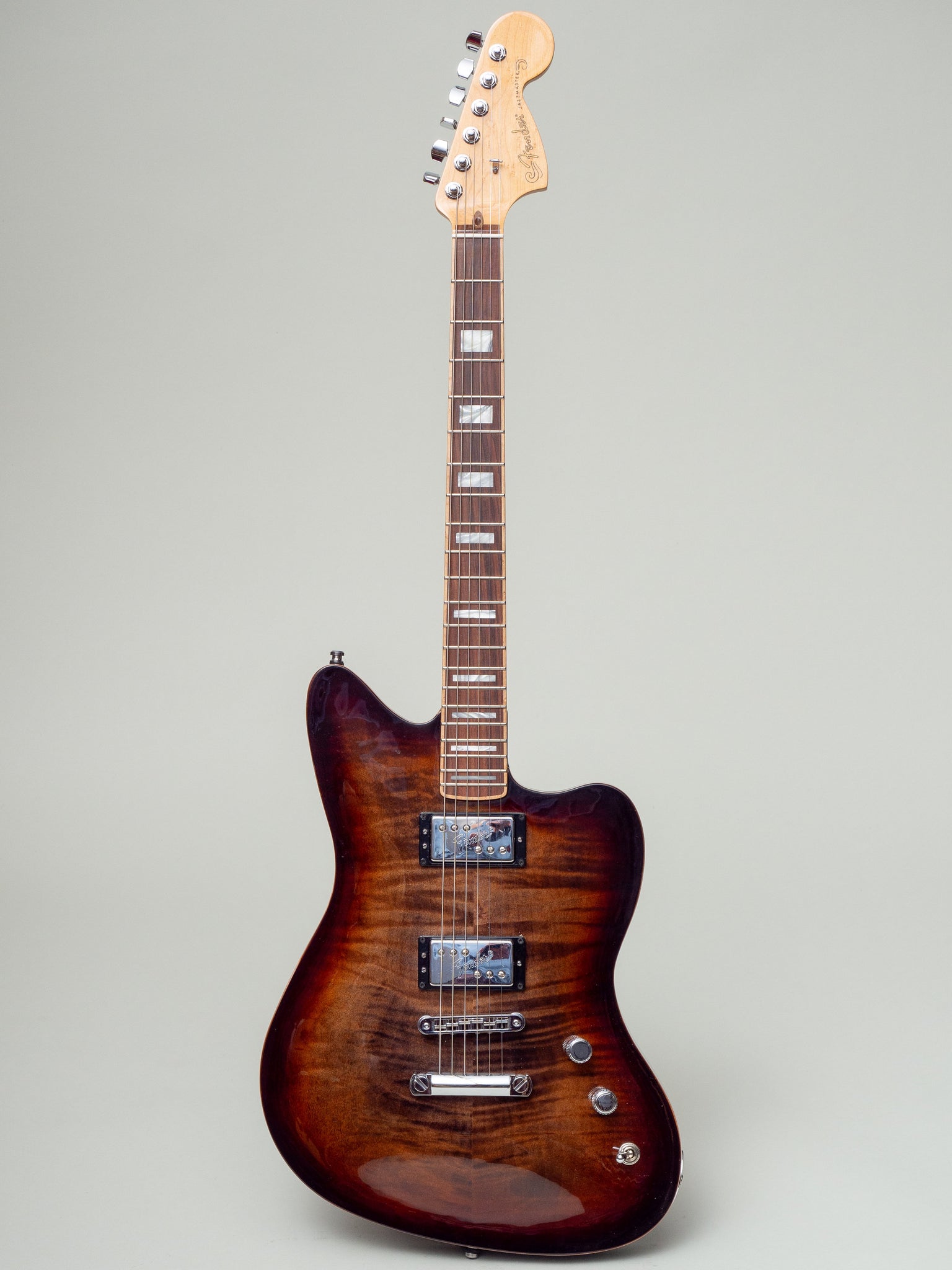 American Select Used 2013 Fender American Select Carved Maple Jazzmaster Cayenne Burst ...