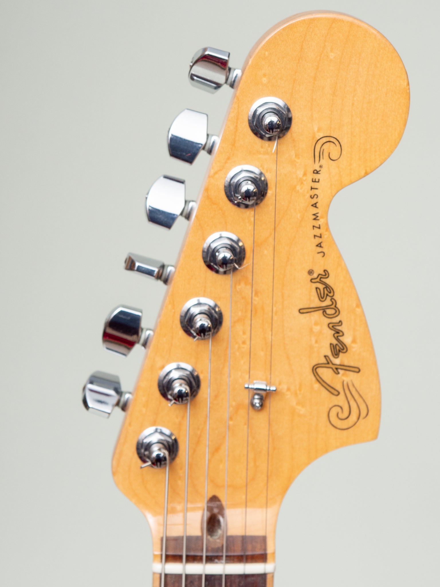 2013 Fender American Select Carved Maple Jazzmaster Cayenne Burst