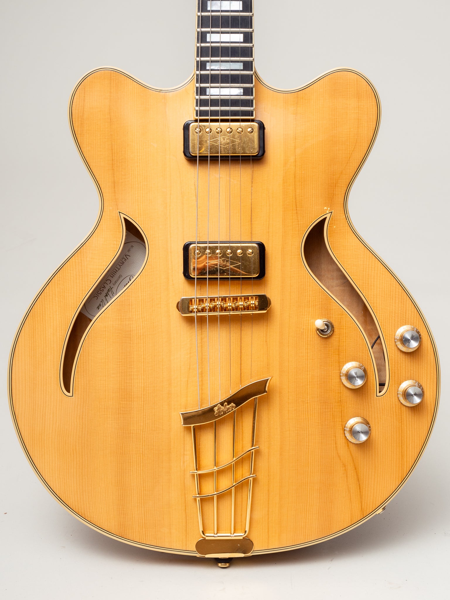 Used Hofner Verythin Classic Hollowbody Electric Guitar – TR