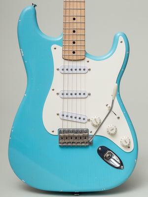 Used MJT Strat Body with TR Crandall Alcaster Daphne Blue